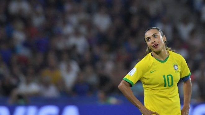 Marta lamenta lance contra a França. Photo by LOIC VENANCE / AFP