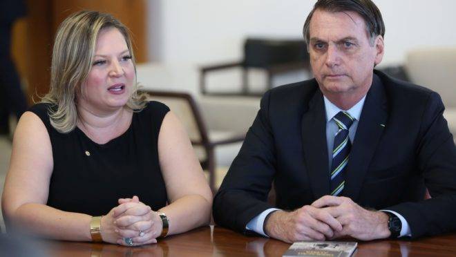 Pré-candidata à prefeitura de São Paulo: Joice e Bolsonaro