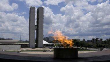 Compromisso com a democracia Praça dos Três Poderes em Brasília
