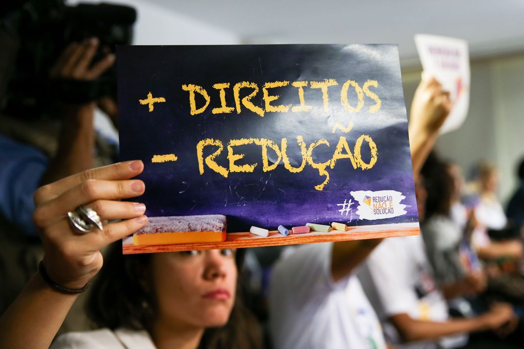 Audiência pública para discutir a questão da maioridade penal no Brasil realizada pela Comissão de Constituição, Justiça e Cidadania (CCJ) em 2016