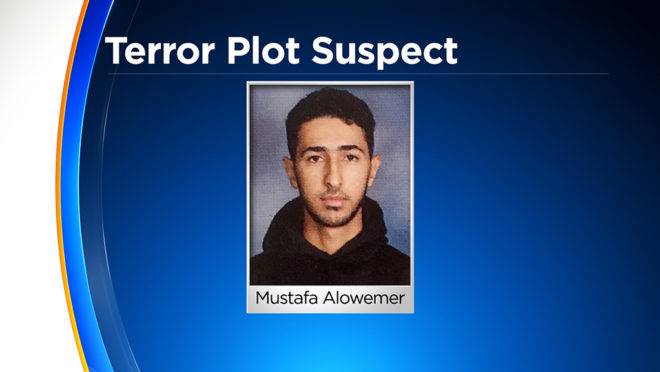 Mustafa Alowemer, suspeito de planejar um atentado terrorista contra uma igreja nos Estados Unidos