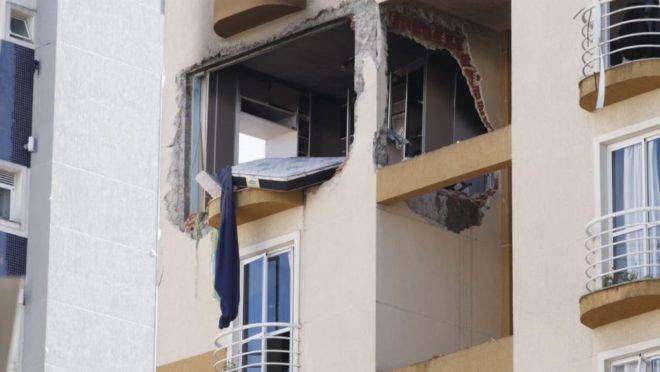 Explosão em apartamento do Água Verde
