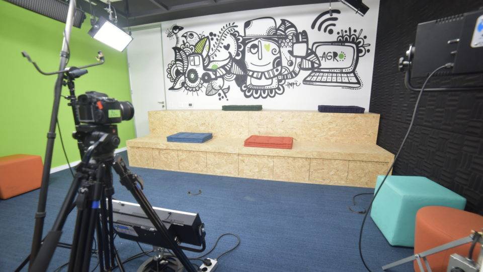 Espaço de coworking AgroServices Space da Bayer, criado por funcionário da empresa em 2017.