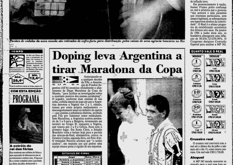 Plano Real: Jornal do Brasil