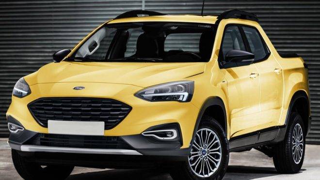 Projeção de como ficaria a picape da Ford. | Kleber Pinho da Silva/ Projeção