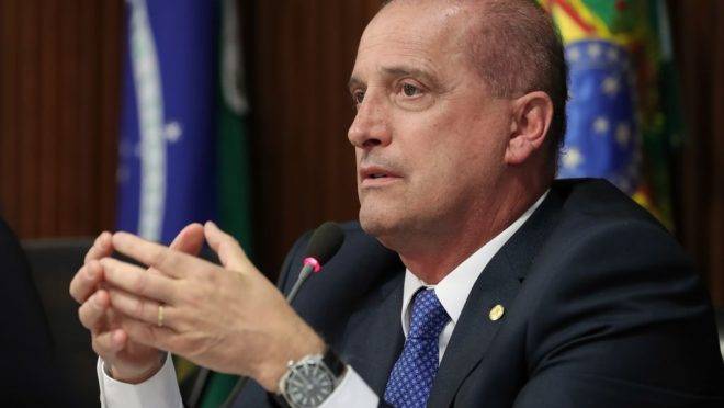 Ministro da Casa Civil da Presidência da República, Onyx Lorenzoni.