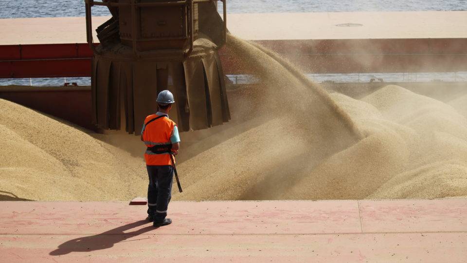 Exportações de Soja no Porto de Paranaguá