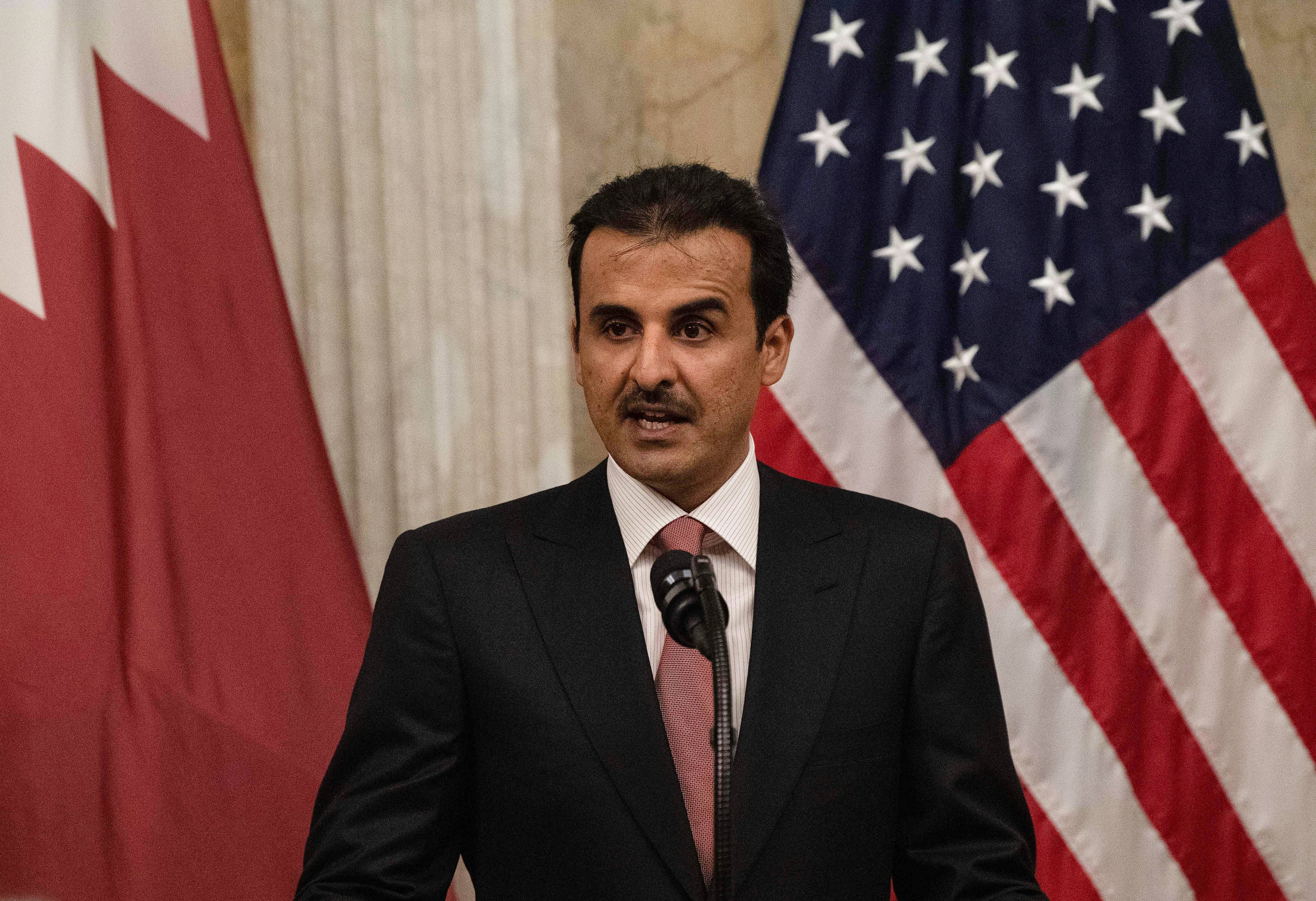 Tamim bin Hamad al-Thani, emir do Catar, está nos EUA para se reunir com Tump