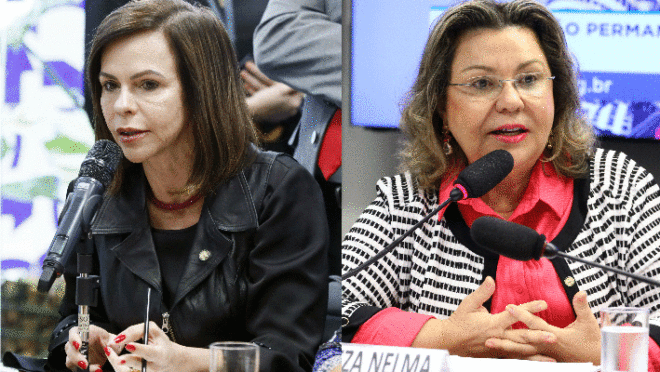 Deputadas Dorinha Seabra (DEM-TO) e Tereza Nelma (PSDB-AL)