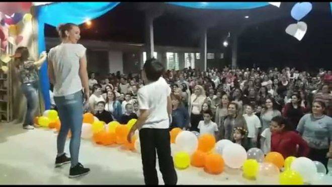 Uma das atividades realizadas pela professora foi a Matroginástica, que reuniu 300 pessoas