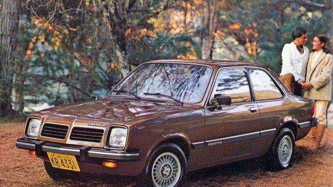 Com tração traseira, o Chevette eaté hoje é usado em competições de arrancada. | CHevette / Divulgação