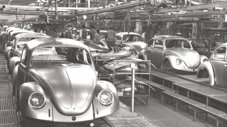 Linha de montagem na fábrica de Sãbo Bernardo do Campo (SP). | Volkswagen/Divulgação