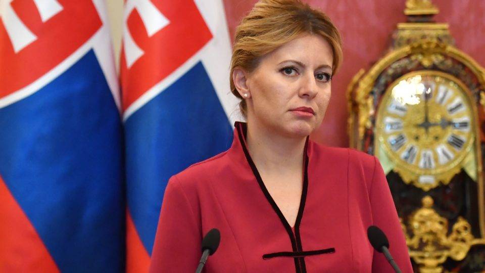 A presidente da Eslováquia, Zuzana Caputova.
