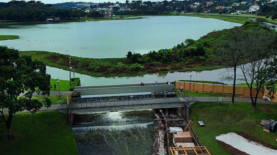 Paraná planeja série de mini-hidrelétricas como fonte alternativa de energia Central Geradora Hidrelétrica no Parque Barigui