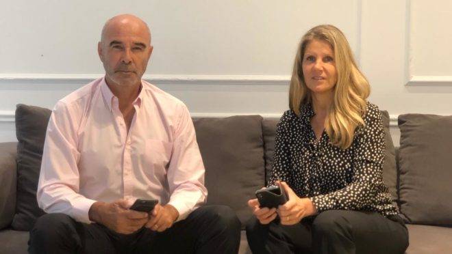 Candidatos a presidente e vice da Argentina: Juan José Gómez Centurion e Cynthia Hotton