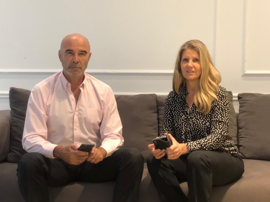 Candidatos a presidente e vice da Argentina: Juan José Gómez Centurion e Cynthia Hotton