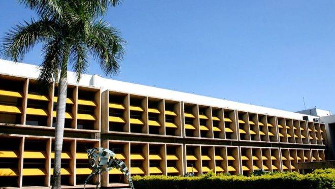 Reitoria da UFMT, em Cuiabá.