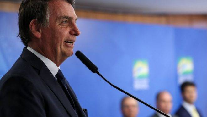 O presidente da República Jair Bolsonaro