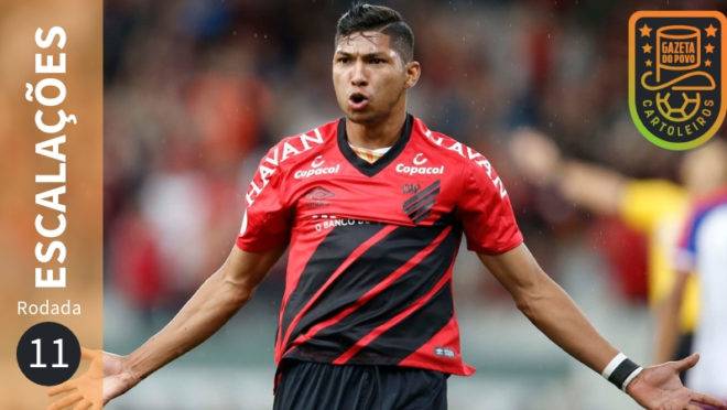 Prováveis escalações da 11.ª rodada do Cartola FC 2019.