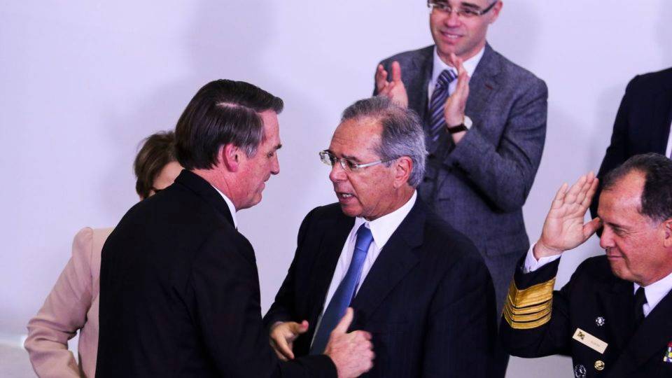 Ingresso do Brasil na OCDE está bastante avançado, diz Bolsonaro jair bolsonaro e paulo guedes