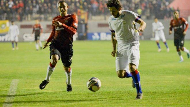 Fernando Neto deve a maior nota dos jogadores paranistas na avaliação da Gazeta do Povo. Foto: FLÁVIO NEVES/ESTADÃO CONTEÚDO