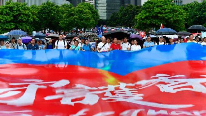 Protestos em Hong Kong