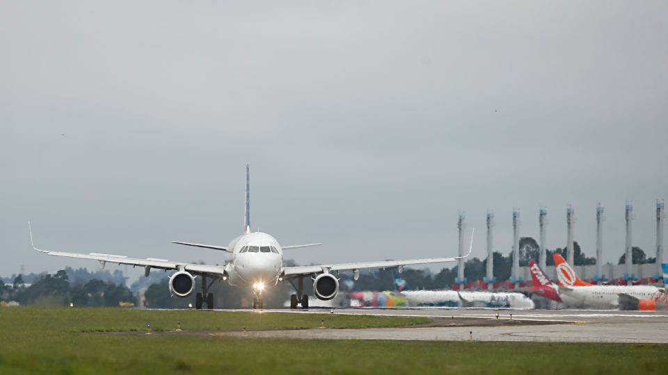 Aeroporto Afonso Pena, na região metropolitana de Curitiba