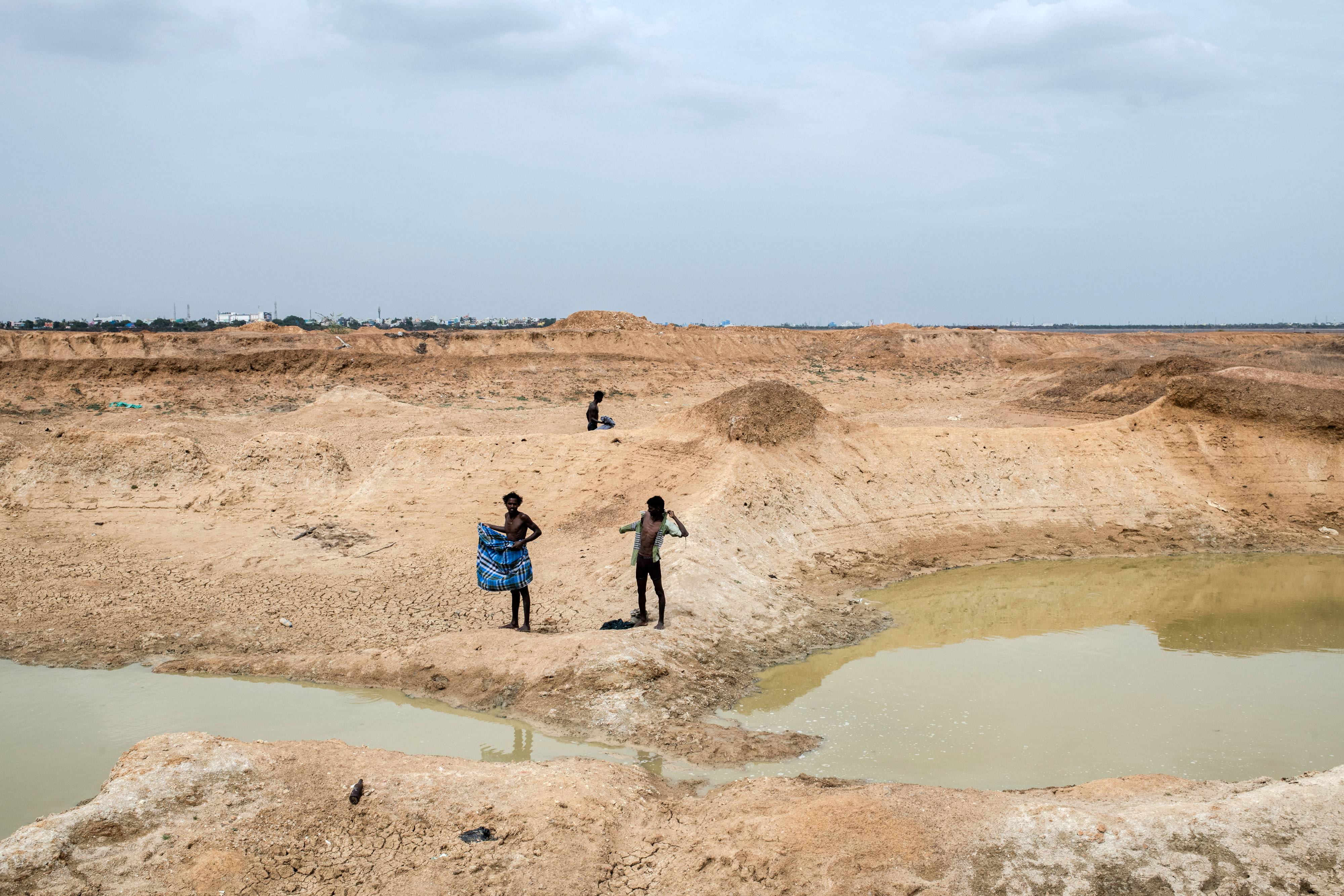 Cidade da índia vive sem água