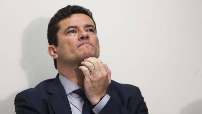 Sergio Moro, ministro da Justiça e ex-juiz da Lava Jato