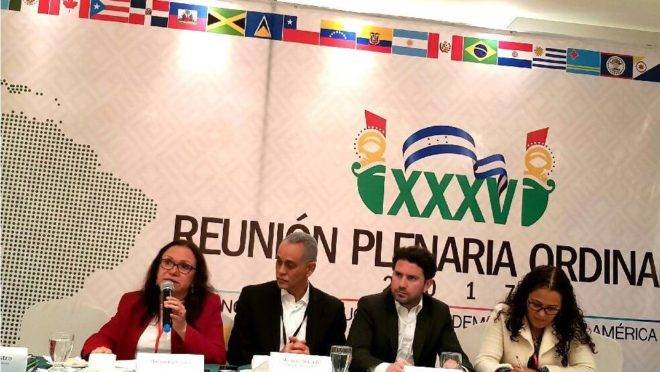 Reunião da Copppal em Honduras, em 2017