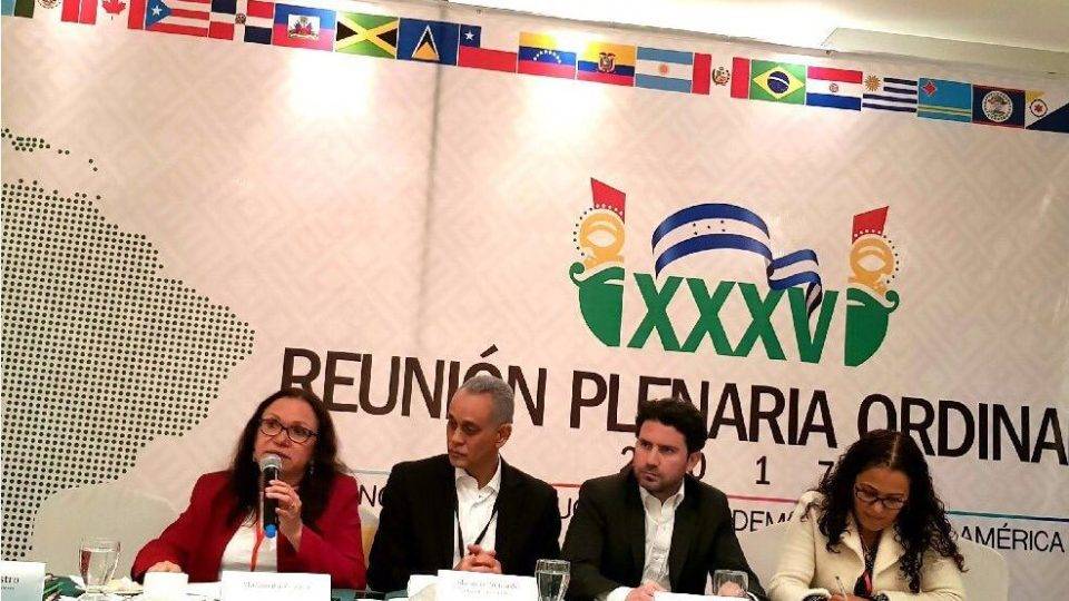 Reunião da Copppal em Honduras, em 2017