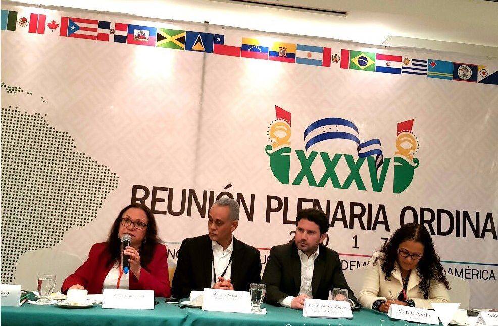 Reunião da Copppal em Honduras, em 2017