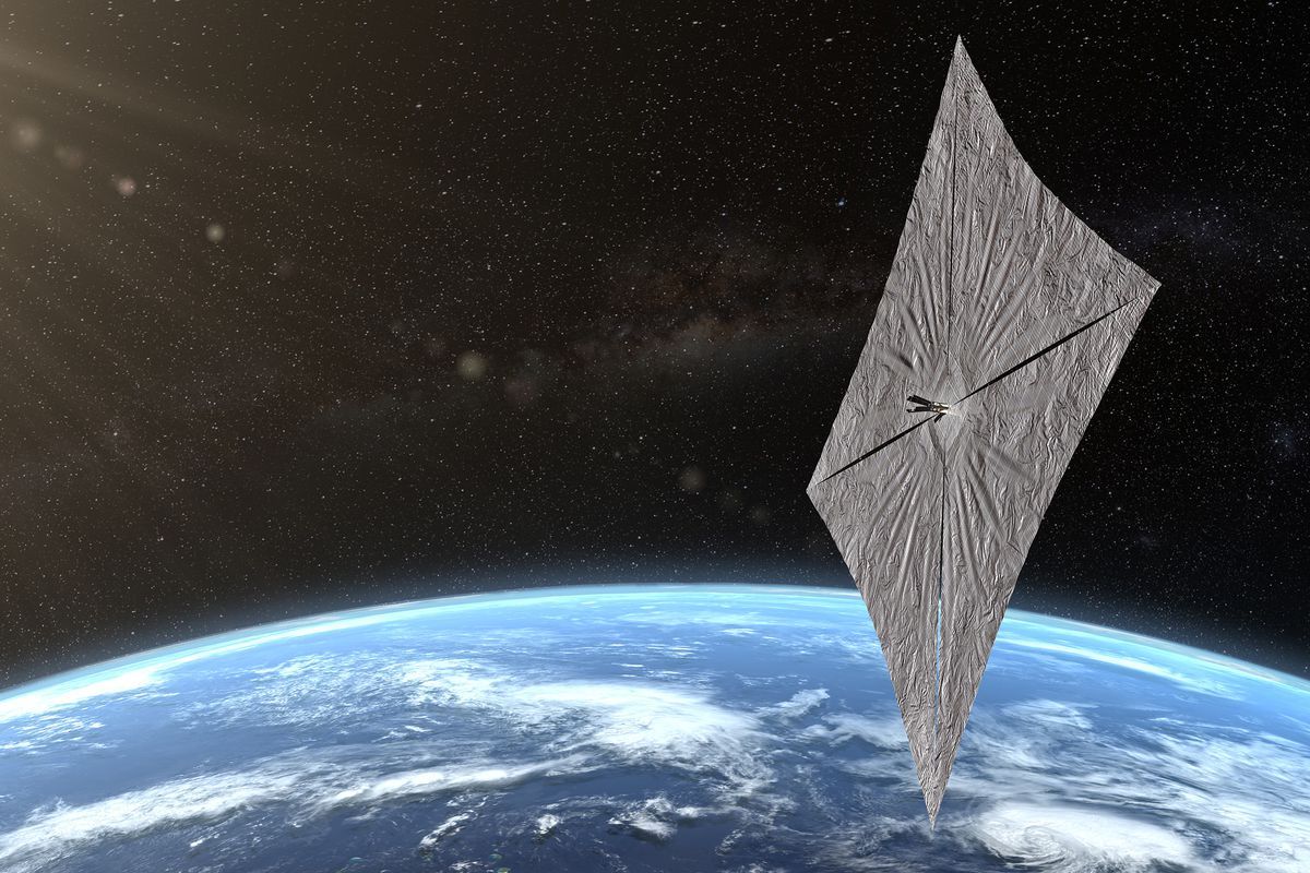 A Segunda versão implementou uma vela de 30 metros quadrados. (crédito: divulgação). A Segunda versão implementou uma vela de 30 metros quadrados. (crédito: divulgação).