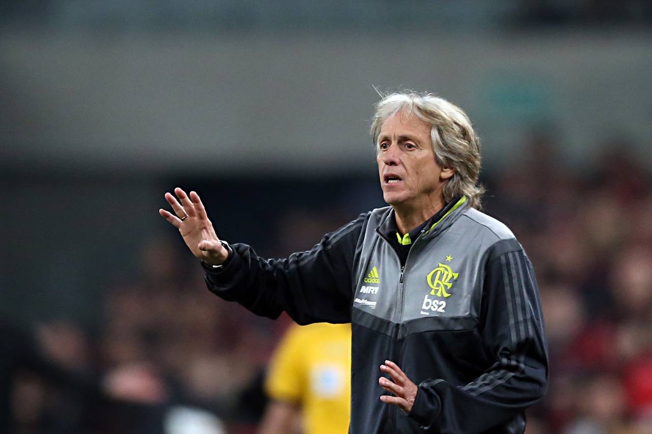 Jorge Jesus viveu batismo de fogo no Flamengo Jorge Jesus viveu batismo de fogo no Flamengo