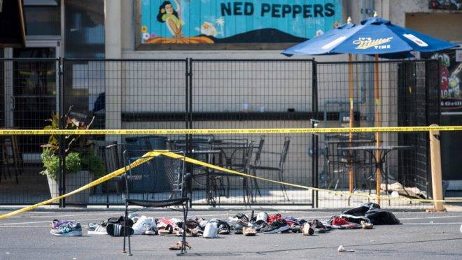 Local onde ocorreu ataque que deixou dez mortos em Dayton, Ohio.