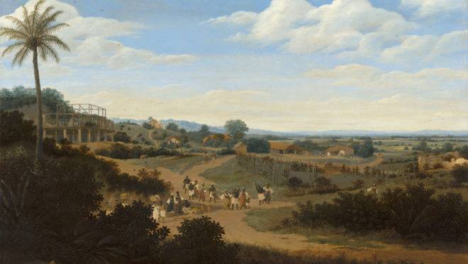 Paisagem brasileira, por Frans Post.