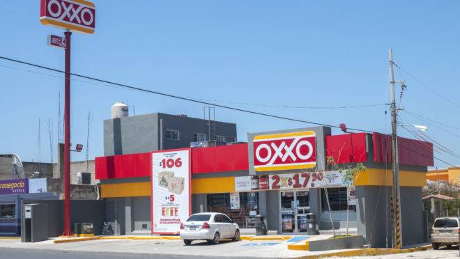 Loja da Oxxo em Las Choapas, no México.