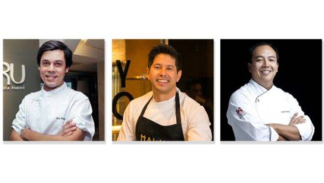 Joca Pontes, Kazuo Harada e André Saburó cozinham juntos por duas noites no Hai Yo. Cardápio criado e executado a seis mãos, para poucos.