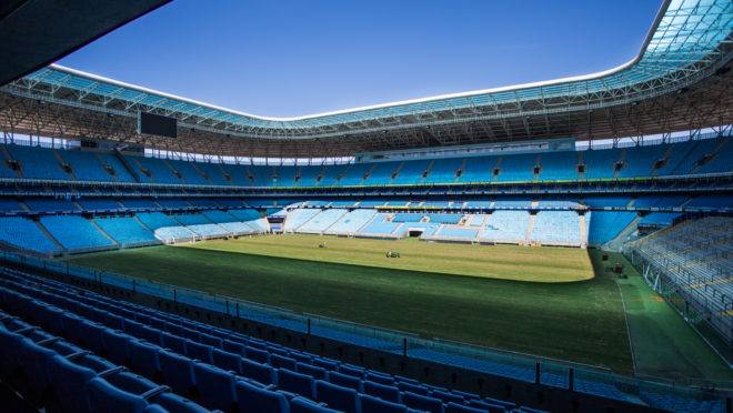 Jogo contra o Athletico, pelo primeiro turno do Brasileirão, será na Arena do Grêmio