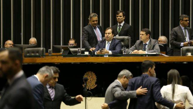 Sessão da reforma da Previdência.