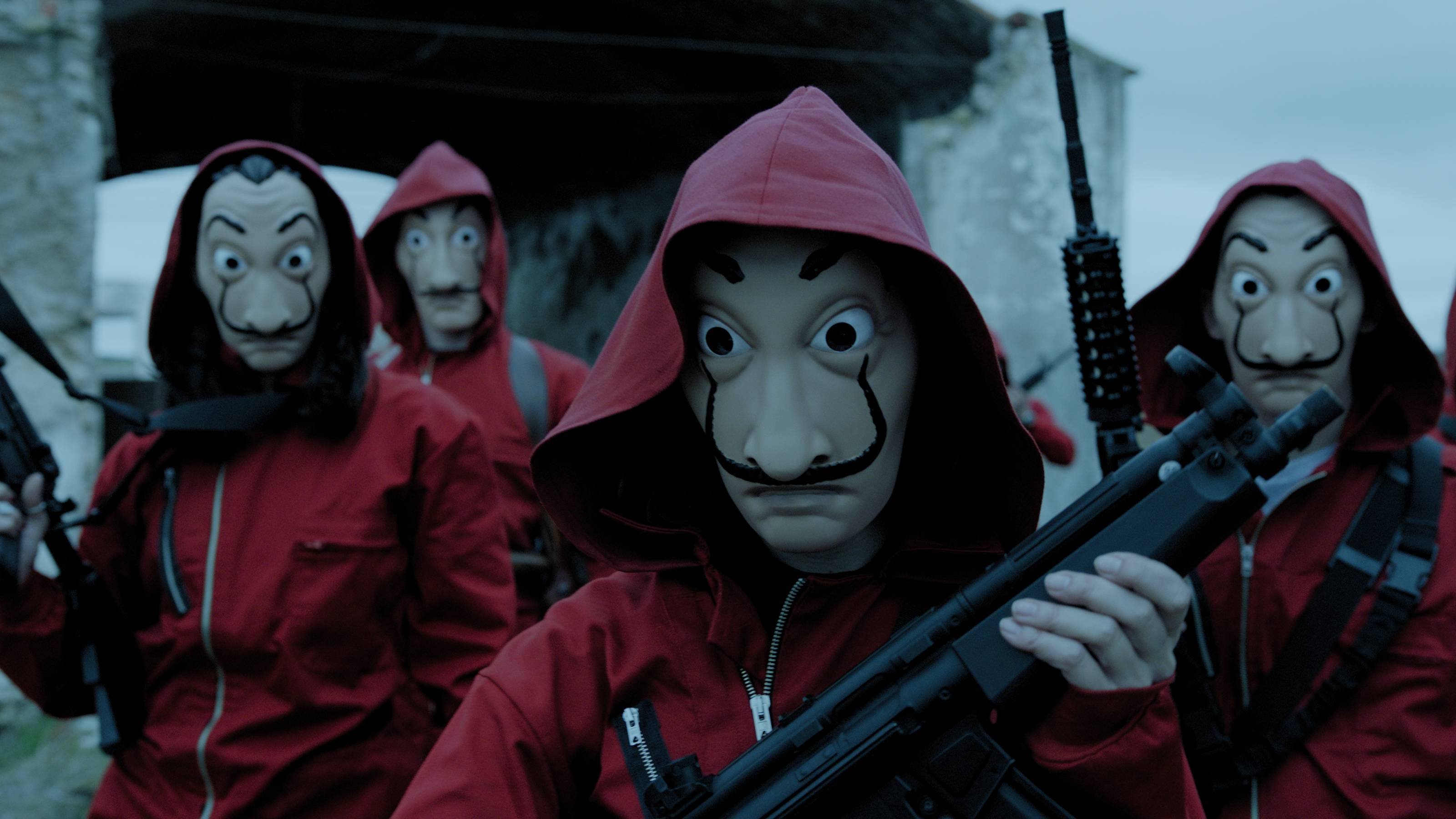 Cena do seriado ‘La Casa de Papel’, da Netflix
