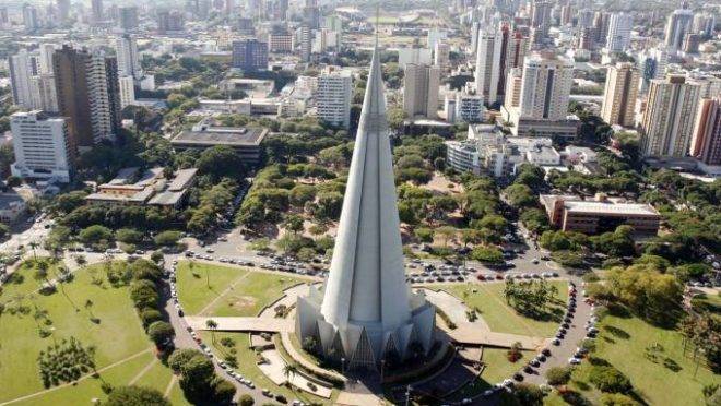 Vista área de Maringá