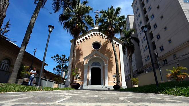 A Capela da Glória era usada pelas famílias tradicionais do ciclo da erva mate.