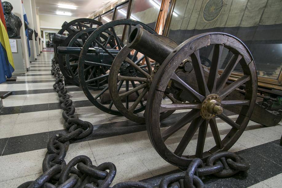 Canhão usado na Guerra do Paraguai.