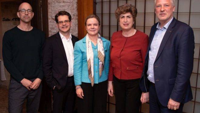 Encontro da Aliança Progressista em Madri