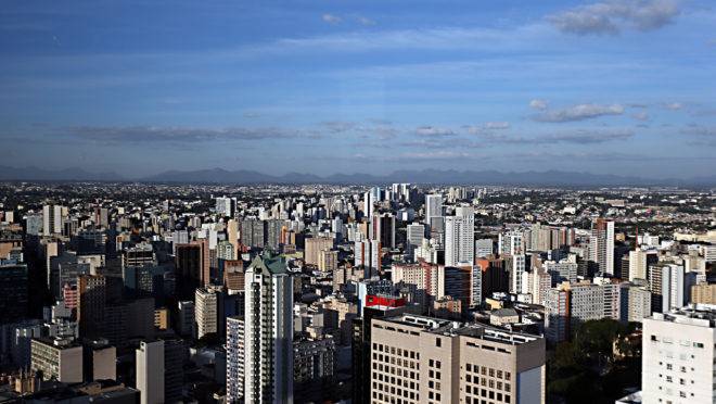 Vista aérea de Curitiba