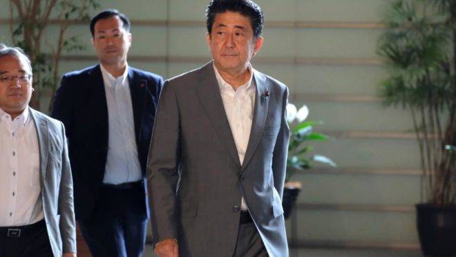 O primeiro-ministro do Japão, Shinzo Abe