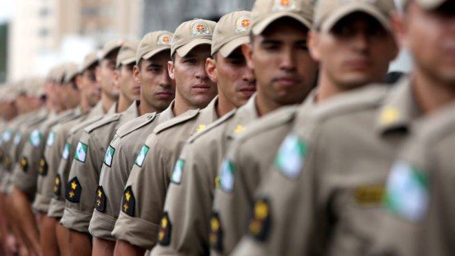 Formatura da Policia Militar do Paraná.