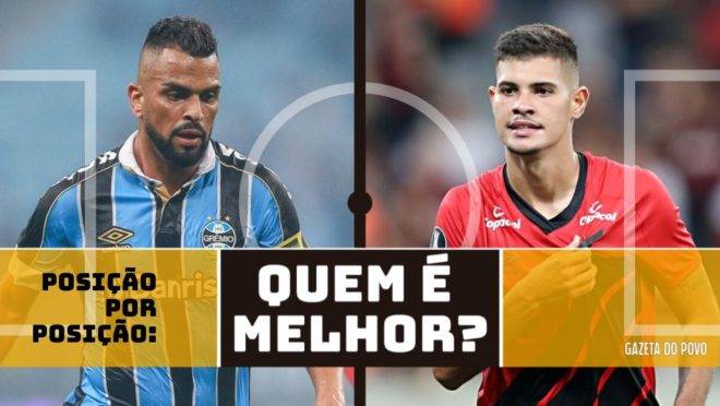 Posição por posição, quem é melhor no duelo entre Grêmio x Athletico; confira!