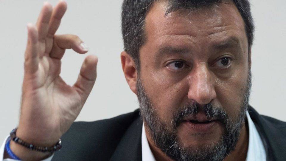 O quebra-cabeças do poder na Itália e uma estratégia contra Salvini Ministro do Interior da Itália e vice-primeiro ministro, Matteo Salvini